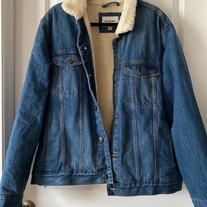 Faux Fur lined jean jacket